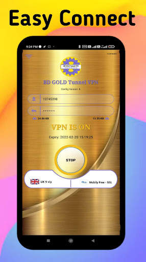 BDGOLD Tunnel VPN screenshot 4