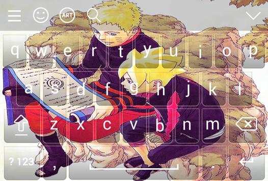 Naruto keyboard 2019 screenshot 1