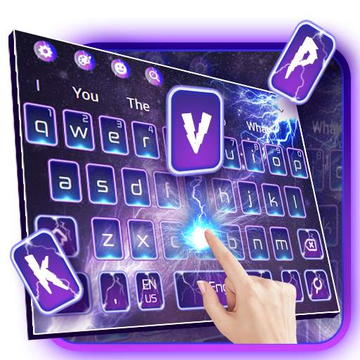 Electric Screen Keyboard Theme 10001002