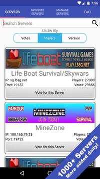 Servers For Minecraft PE V2 screenshot 1