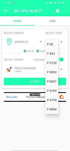 BD VPN INJECT: Unlimited VPN screenshot 1