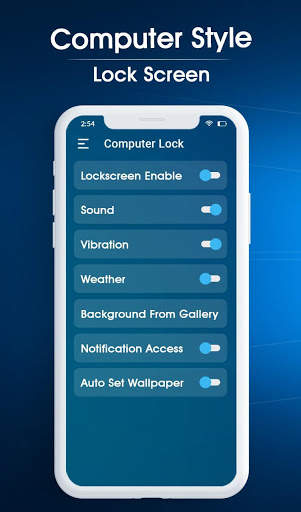 Computer Style Lock Screen Pro 2020 4 تصوير الشاشة
