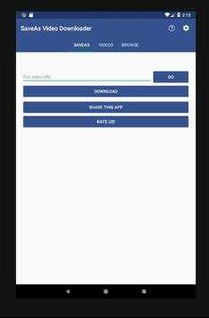 SaveAs Video Downloader for Facebook screenshot 6