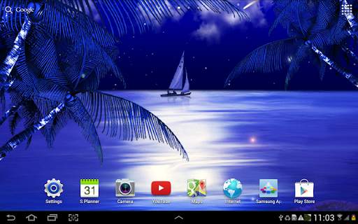 Night Beach Live Wallpaper screenshot 5
