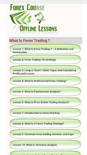 Forex Course Offline Lessons screenshot 5