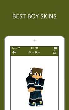 3D Boy Skins for Minecraft PE screenshot 11