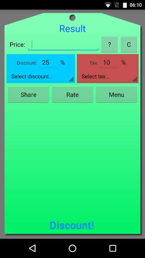 Discount and Tax Calculator screenshot 4