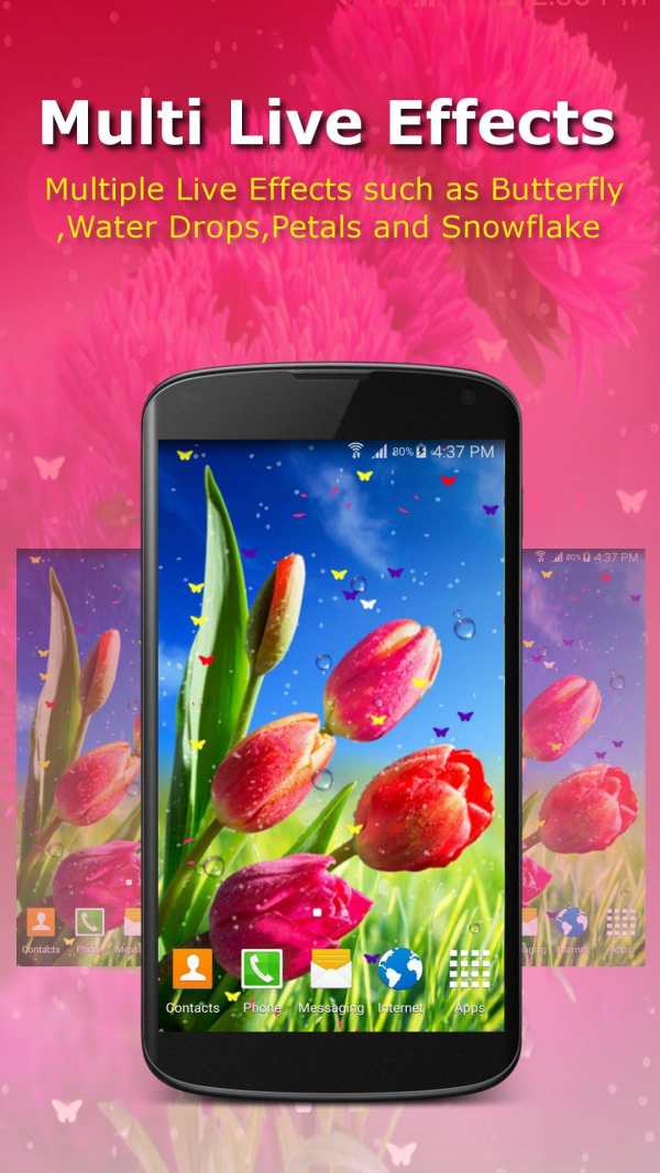 Live Wallpaper - Flowers screenshot 4