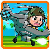 Upin Helicopter Strike icon