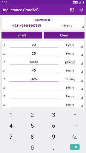 My Electrical Calculator screenshot 5
