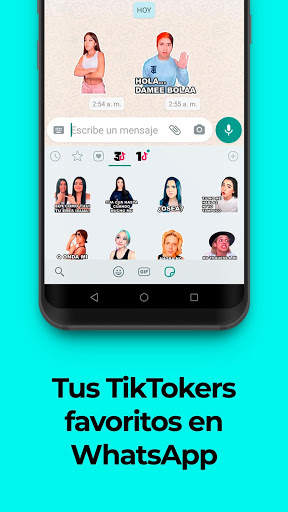 TikTokers Stickers para WhatsApp 2021 screenshot 4