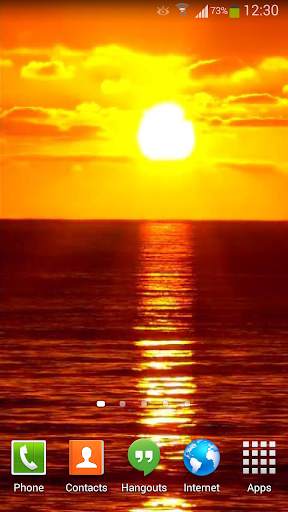 Sunset Ocean Live Wallpaper 3 screenshot 4