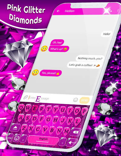 Glitter Diamond Keyboard 💎 Fancy Shine Themes screenshot 5