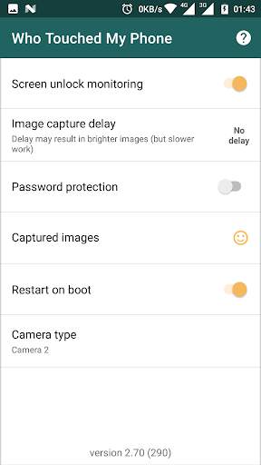 WTMP: Who Touched My Phone 1 تصوير الشاشة