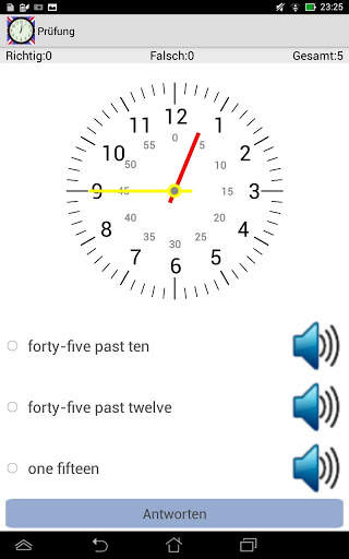 Uhrzeit in English erzählen screenshot 9