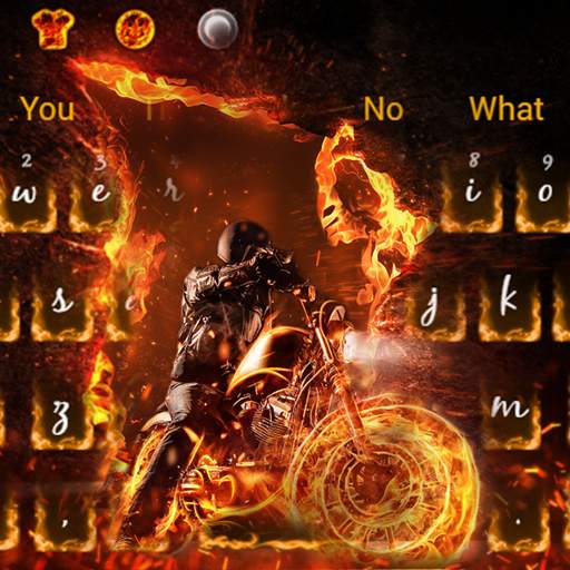 Fire Bike Racing Keyboard Theme 10001002