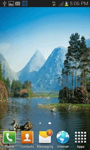 Nature Lake Live Wallpaper screenshot 2