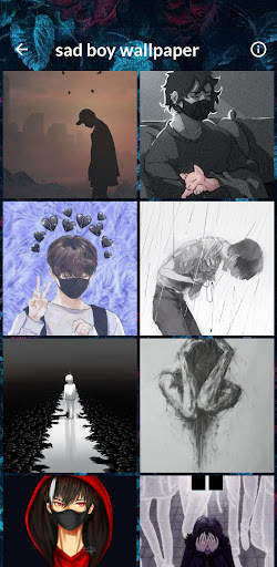 sad boy wallpaper screenshot 2