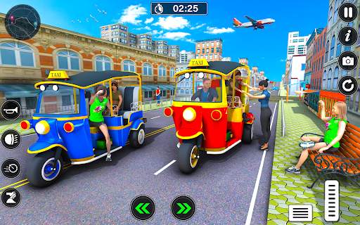 Tuk Tuk Rickshaw: Taxi Games screenshot 2
