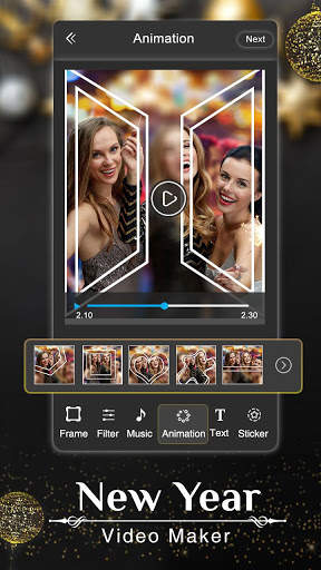 New Year Photo Video Maker screenshot 3
