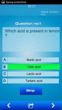 General Science Test screenshot 3