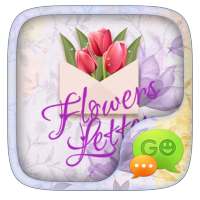GO SMS FLOWERS LETTER THEME on 9Apps