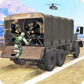 Offroad Army Truck Simulator Game 3D logo