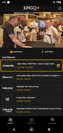 Jungo  World - Live TV & VOD screenshot 2
