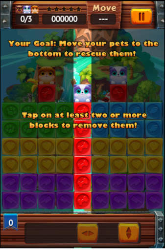 Pet Rescue - Crush Saga screenshot 2