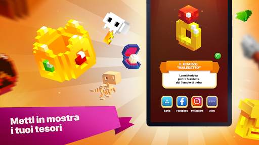 Diggerville 3d: Gioco di Pixel | Trova il Tesoro screenshot 8