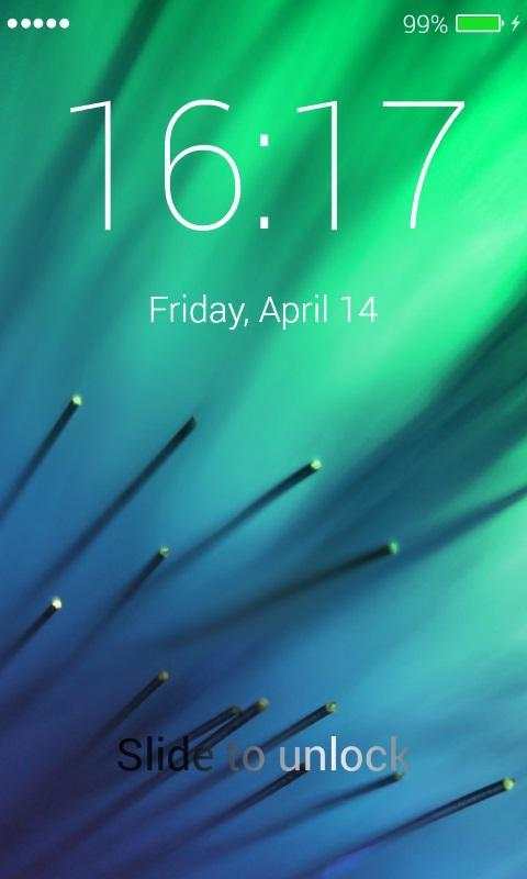 Optic Fiber Lock Screen screenshot 4