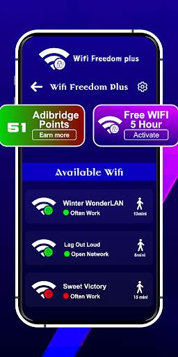 Wifi Freedom Plus screenshot 2