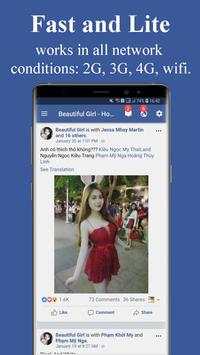Mini for Facebook Messenger: Friendly & Security screenshot 1