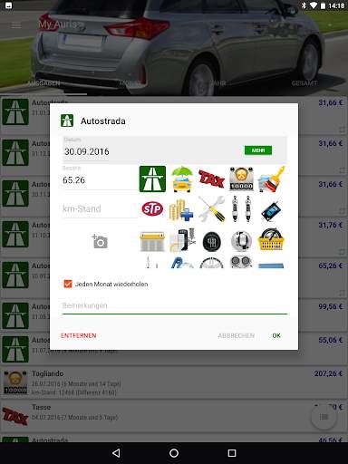 MyFuelLog2 screenshot 10