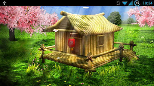 Live Wallpaper - 3D Sakura Seasons screenshot 10