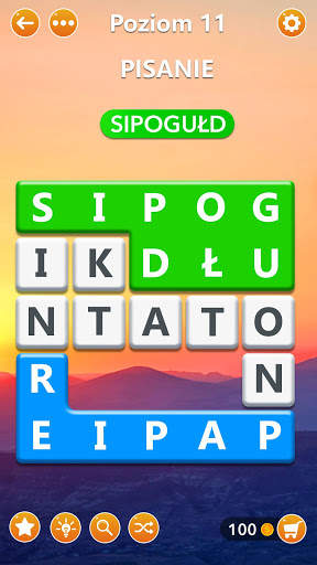 Word Blocks Puzzle - gry słowne offline screenshot 1