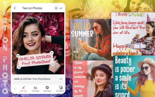 Add Text to Photo: Watermark Text on Photo editor screenshot 10