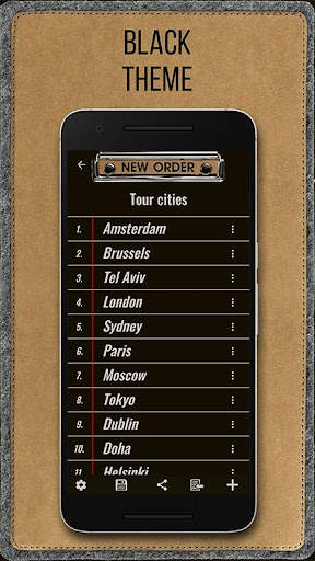 NEW ORDER - list management screenshot 2