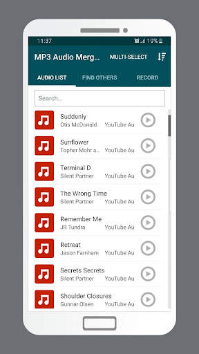 MP3 Audio Merger and Joiner screenshot 1