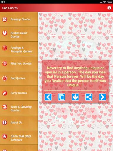 Sad & Broken Heart Pain Status screenshot 14