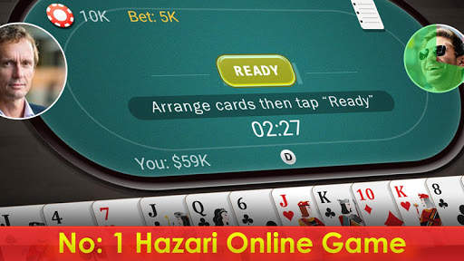 Hazari - 1000 Points Card Game screenshot 1