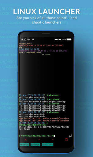 Hacker Launcher - Command Line Launcher screenshot 4