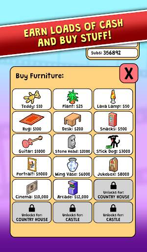 Stickman Tuber Tycoon - Tubers Life Simulator screenshot 5