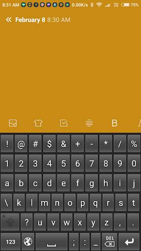 Alphabetical Keyboard स्क्रीनशॉट 1