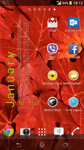 Calendar Widget screenshot 3