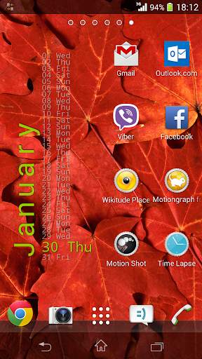 Calendar Widget screenshot 3