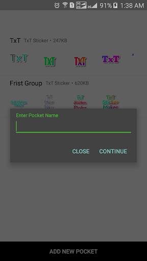 TxT Sticker Maker for WhatsApp – GB WA screenshot 4