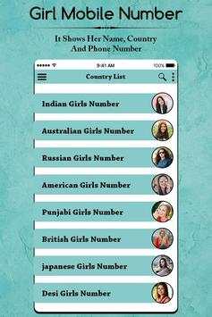 Girls Mobile Number : Search Girlfriend Number screenshot 2