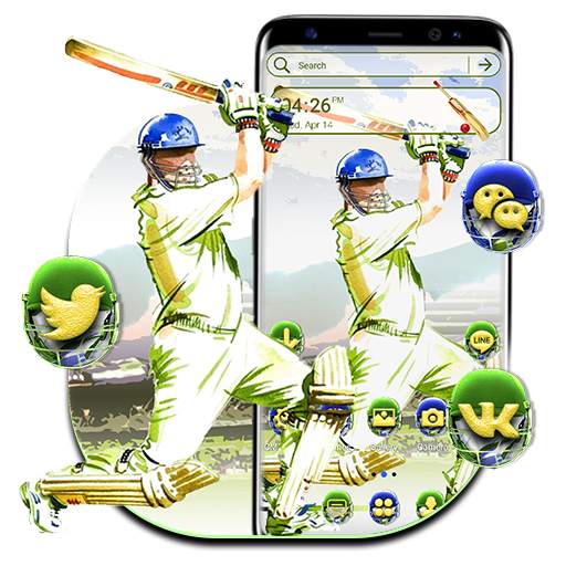 Cricket Batsman Launcher Theme 1.0