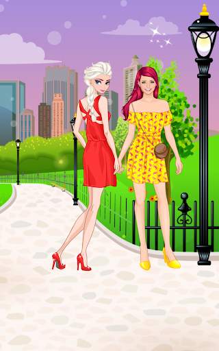 Lovely sisters dress up game screenshot 5
